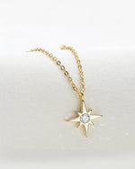 14K 0.2ct Natural Diamond Pendant Necklace