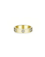 14K 0.3ct Natural Diamond Wedding Band
