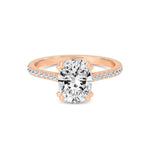 14K 1.69ct Lab Grown Diamond Cushion Cut Solitaire Engagement Ring