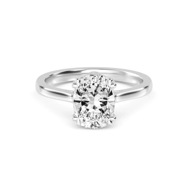 14K 1.5ct Natural Diamond Round Brilliant Cut Solitaire Engagement Ring