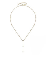 18K Solid Gold Multi Bezel Set Lab Grown Diamond Pendant Necklace - Detail | Riyanika Jewels