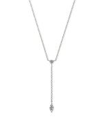 14K Natural Diamond Marquise Cut Chain Necklace