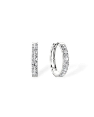 14K 0.32ct Lab Grown Diamond Hoop Earrings