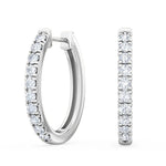14K 0.44ct Lab Grown Diamond Hoop Earrings