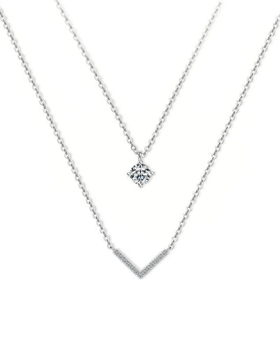 14K 0.5ct Natural Diamond Solitaire Necklace