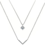 14K 0.5ct Lab Grown Diamond Solitaire Necklace