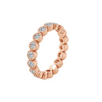 14K 0.61ct Natural Diamond Round Cut Eternity Band