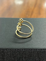 14K Natural Diamond Round Cut Ring