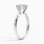 18K Solid Gold 1.50 CT Round Cut Natural Diamond Solitaire Engagement Ring - Detail | Riyanika Jewels