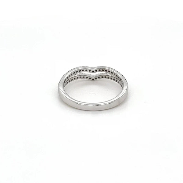 14K 0.27ct Natural Diamond Stacking Ring