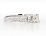 14K 0.71ct Lab Grown Diamond Round Cut Engagement Ring