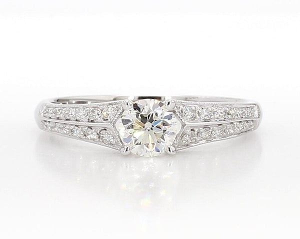 18K Solid Gold Round Lab Grown Diamond 0.71 Carat Engagement Ring | Riyanika Jewels