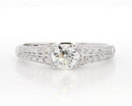 14K 0.71ct Lab Grown Diamond Round Cut Engagement Ring
