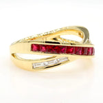 14K 1.14ct Lab Grown Diamond Princess Cut Cocktail Ring