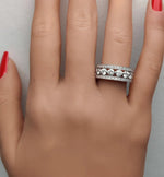 14K 1.69ct Lab Grown Diamond Round Cut Cocktail Band