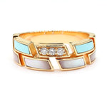 14K 0.09ct Lab Grown Diamond Wedding Band
