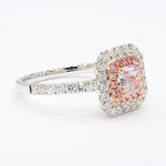 1.2ct Lab Grown Diamond Radiant Cut Cocktail Ring in 18K Solid Gold | Riyanika