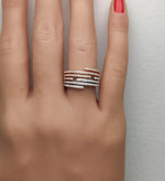 14K 0.5ct Lab Grown Diamond Round Cut Cocktail Band