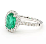 14K 2.46ct Lab Grown Diamond Oval Cut Cocktail Ring