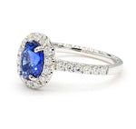 14K 2.07ct Lab Grown Diamond Oval Cut Cocktail Ring