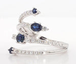 14K 0.9ct Lab Grown Diamond Oval Cut Cocktail Ring