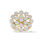 2.75ct Lab Grown Diamond Round Cut Cocktail Ring in 18K Solid Gold | Riyanika