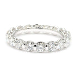 14K 2.51ct Lab Grown Diamond Round Cut Eternity Band