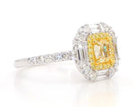 18K Solid Gold Cushion Lab Grown Diamond 1.84 Carat Cocktail Ring - Detail | Riyanika Jewels