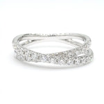 18K Solid Gold Round Lab Grown Diamond 0.69 Carat Cocktail Band | Riyanika Jewels