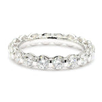 14K 2.51ct Lab Grown Diamond Round Cut Eternity Band