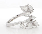 14K 1.27ct Lab Grown Diamond Pear Cut Cocktail Ring