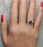 14K 2.07ct Lab Grown Diamond Cushion Cut Cocktail Ring