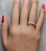 14K 0.69ct Lab Grown Diamond Round Cut Cocktail Band