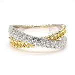 0.5ct Lab Grown Diamond Round Cut Cocktail Band in 18K Solid Gold | Riyanika