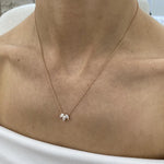 14K Lab Grown Diamond Marquise Cut Pendant Necklace