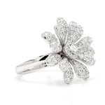 1.11ct Lab Grown Diamond Asscher Cut Cocktail Ring in 18K Solid Gold | Riyanika