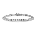 14K Lab Grown Diamond Twisted Tennis Bracelet