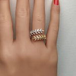 0.65ct Fancy Yellow Diamond Round Cut Cocktail Ring in 18K Solid Gold | Riyanika