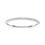 14K 2.65ct Lab Grown Diamond Twisted Bangle
