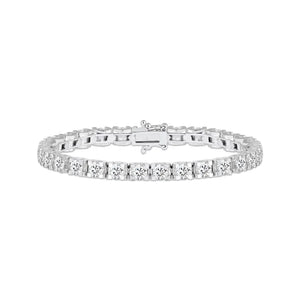 14K 12.5ct Lab Grown Diamond Tennis Bracelet