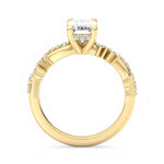 1.5ct Lab Grown Diamond Engagement Ring in 18K Solid Gold | Riyanika
