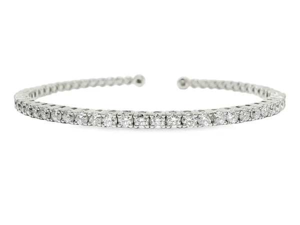 14K 2.82ct Lab Grown Diamond Bangle