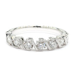 14K 0.52ct Lab Grown Diamond Round Cut Wedding Band