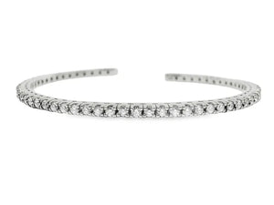 18K Solid Gold 1.74 Carat Natural Diamond Bangle | Riyanika Jewels