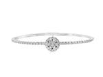18K Solid Gold 1.14 Carat Lab Grown Diamond Bangle | Riyanika Jewels