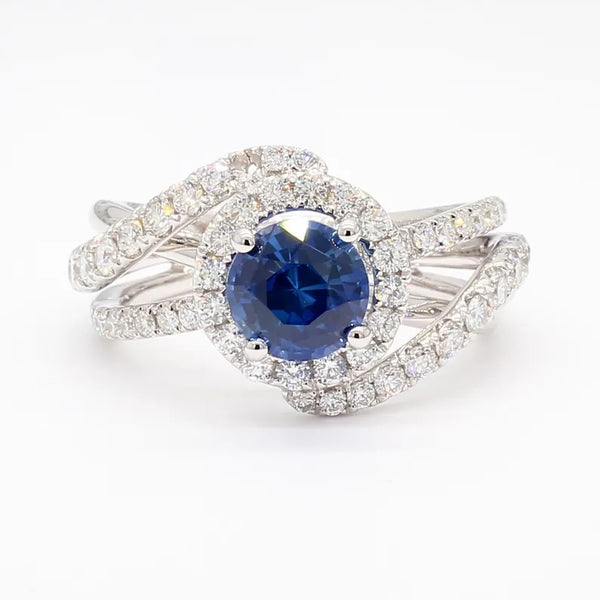 14K 2.72ct Lab Grown Diamond Round Cut Cocktail Ring