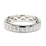 14K 0.5ct Lab Grown Diamond Round Cut Eternity Band