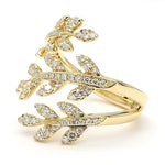 0.82ct Lab Grown Diamond Round Cut Cocktail Ring in 18K Solid Gold | Riyanika