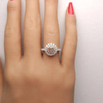 1.08ct Lab Grown Diamond Cushion Cut Ring in 18K Solid Gold | Riyanika