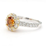 2.26ct Lab Grown Diamond Round Cut Ring in 18K Solid Gold | Riyanika